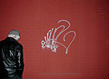 Man with Graffitti