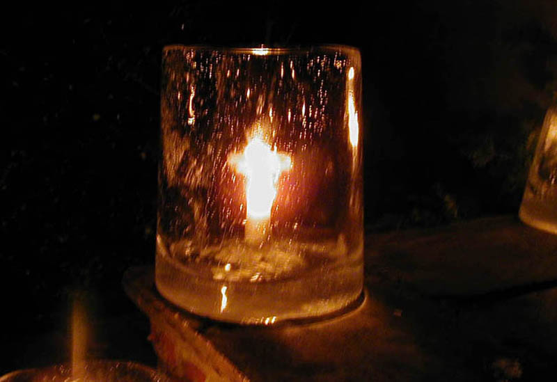 Ice Lantern Cross